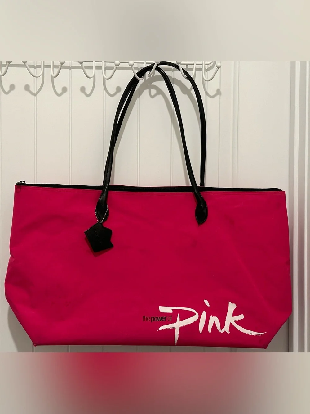 Mary Kay Hot Pink Tote with Black Handles